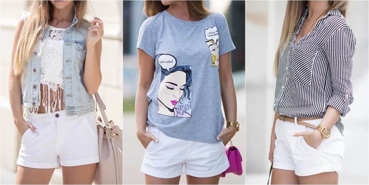 Co ubrać do białych spodenek, aby wyglądać stylowo i modnie?